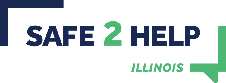 Safe 2 Help Illinois inside of a talk box. 