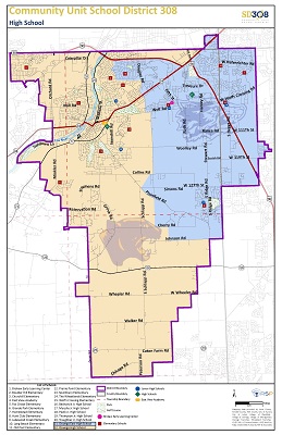 High School Boundary Map 