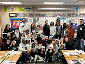 Mrs. Sette's students with parents