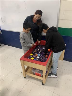 STARS students playing at family night