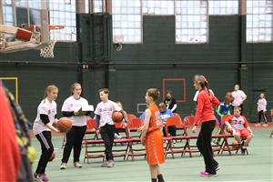 Special Olympic Athletes in action 