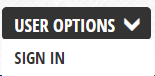 User Options - Sign In