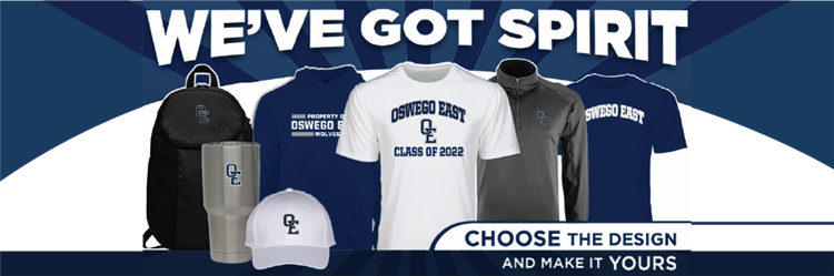 We've got spirit. Chose the design and make it yours.  T shirts with the OEHS logos. 