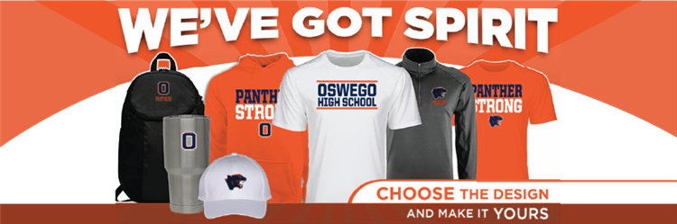 We've got spirit.  Chose the design and make it yours.  T shirts with the OHS logo. 