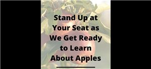 Stand up and learn about apples 