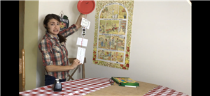 Ariel teacher students about Agriculture 