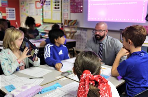 Dr. Sparlin student group