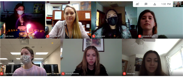 2021 Quill & Scroll Induction was held virtually.