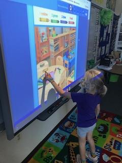 Mrs. Grauer's class celebrating Yellow day.