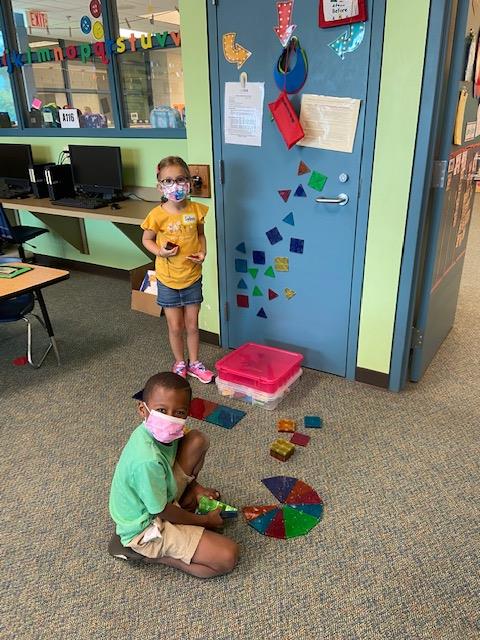 Mrs. McCoskey's Kindergarten class Center Time