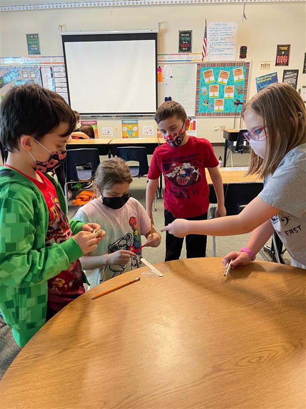 STEM Fun - Balancing a pencil on a Popsicle stick
