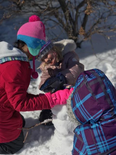 4th Grade Snowmen Fun at Bickford