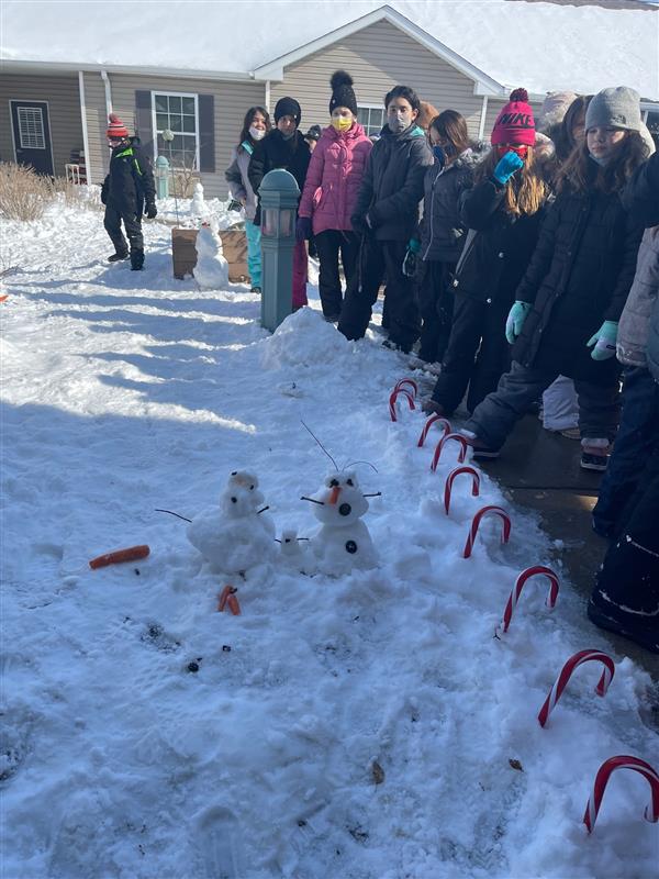 4th Grade Snowmen Fun at Bickford