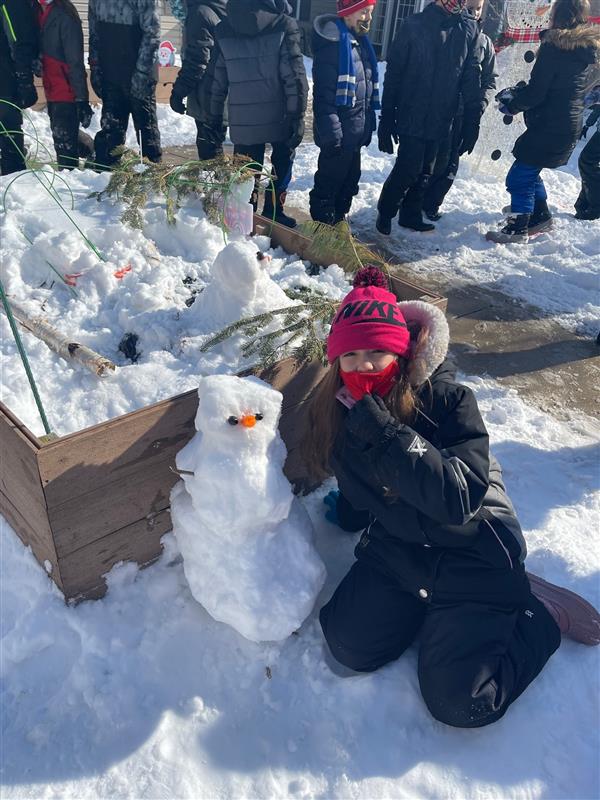 4th Grade Snowmen Fun at Bickford