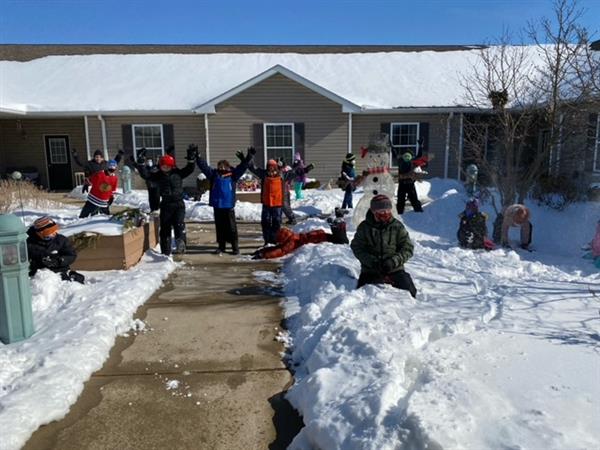4th Grade Snowmen Fun at Bickford