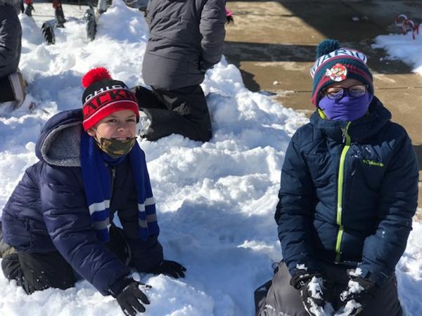 4th Grade Snowmen Fun at Bickford
