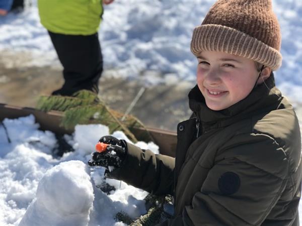 4th Grade Snowmen Fun at Bickford