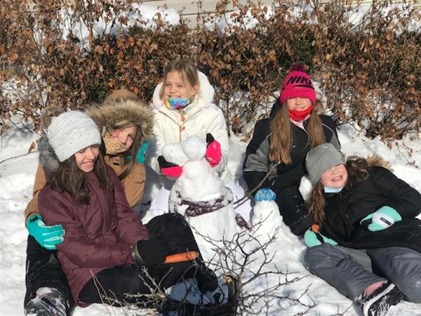 4th Grade Snowmen Fun at Bickford