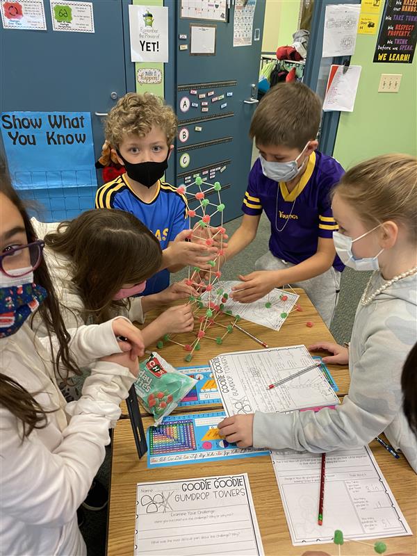 Paluch STEM Challenge Gumdrop Towers
