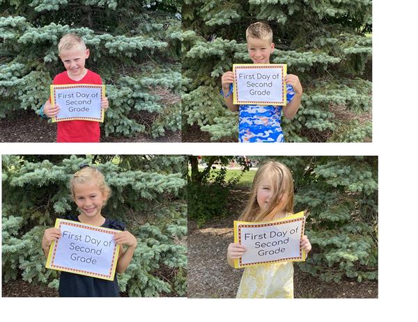 Mrs. Sommerfeld's 2nd grade class - 1st Day of 2nd Grade!