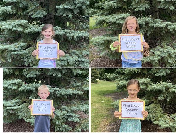 Mrs. Sommerfeld's 2nd grade class - 1st Day of 2nd Grade!