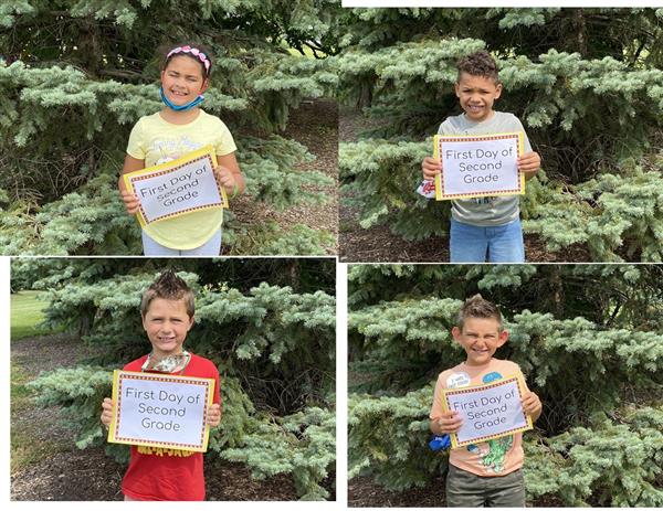 Mrs. Sommerfeld's 2nd grade class - 1st Day of 2nd Grade!