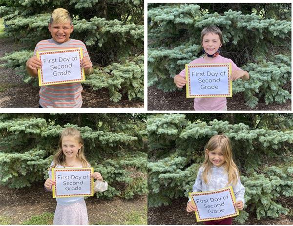 Mrs. Sommerfeld's 2nd grade class - 1st Day of 2nd Grade!