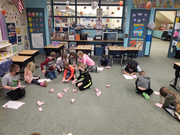 Place Value Snowball Fight in Ms. Gbur's Class