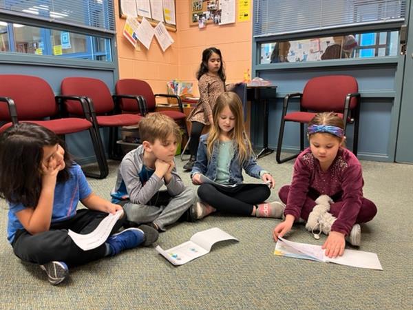 Mrs. Rothman's class sharing their stories