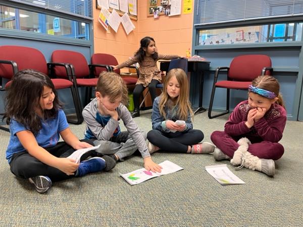 Mrs. Rothman's class sharing their stories