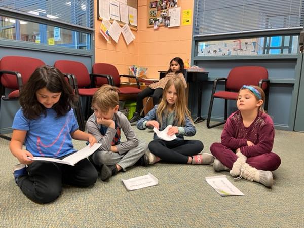 Mrs. Rothman's class sharing their stories