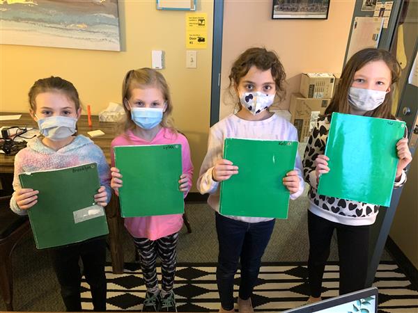 Reading to Mrs. Fahey