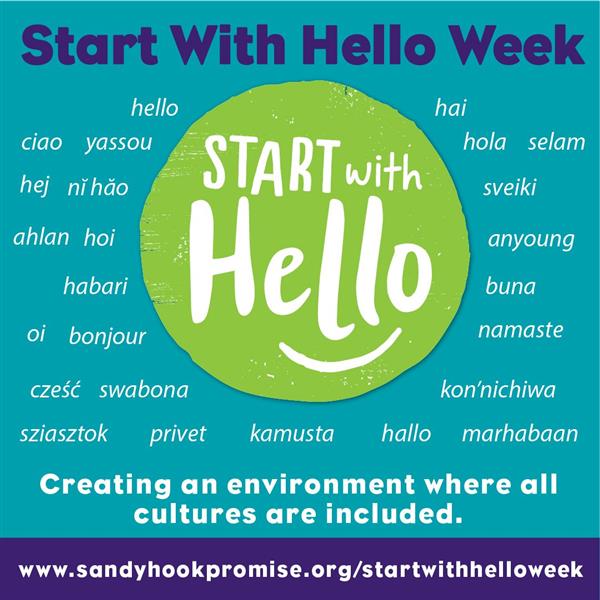 Start with Hello Week. Hello written in various languages from around the world.