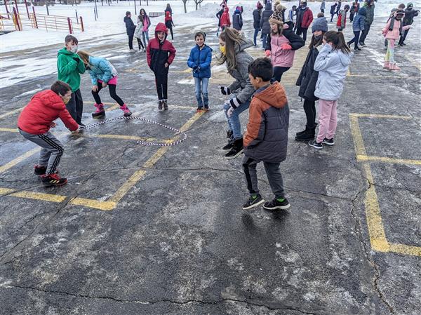 February 3rd and 5th Grade Recess Fun!