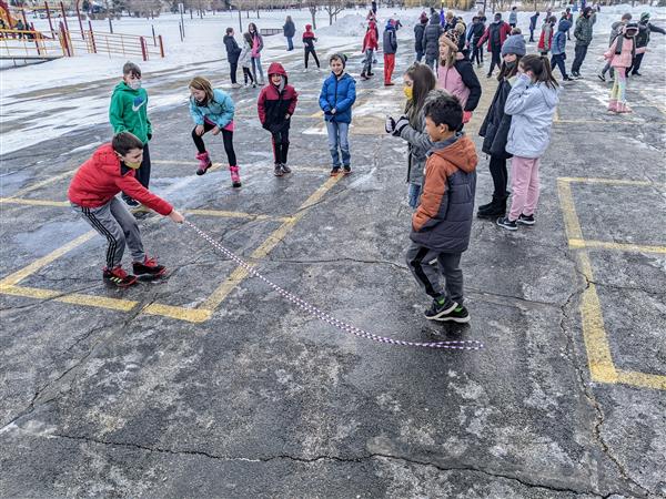 February 3rd and 5th Grade Recess Fun!