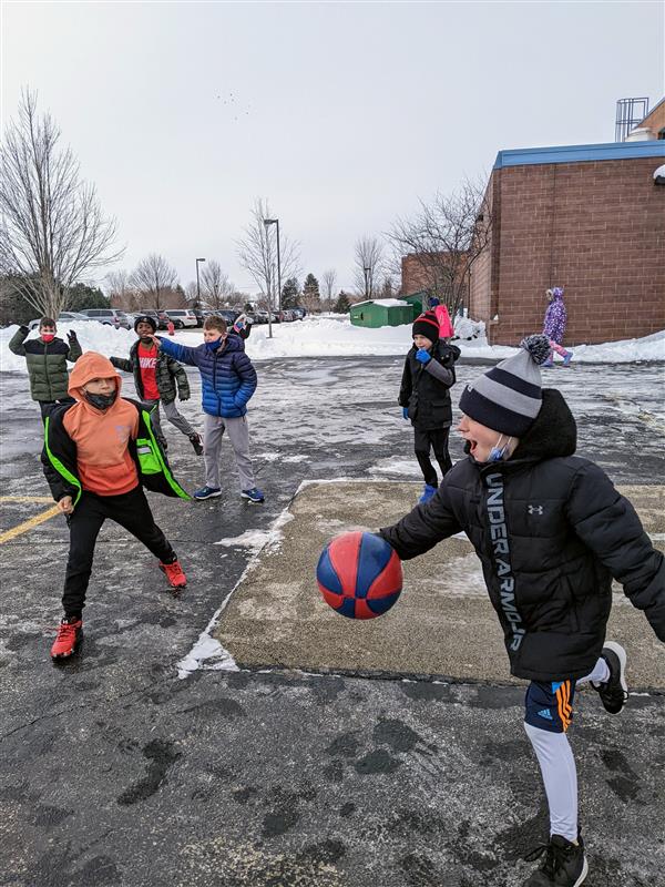 February 3rd and 5th Grade Recess Fun!