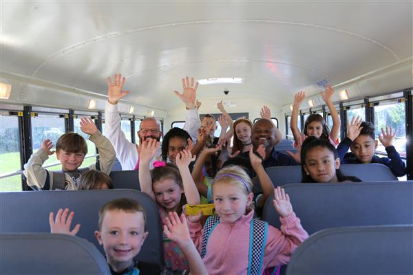 First Bus Ride to Hunt Club Elementary