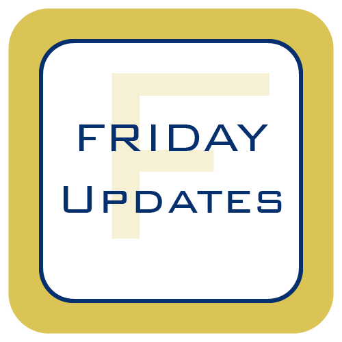  Friday Update text inside square
