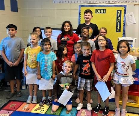 Deaf Students in Classroom